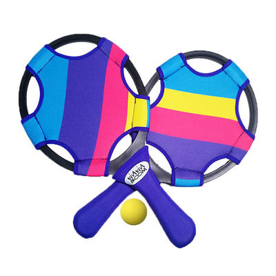 Wholesale high quality beach toy set colorful neoprene beach paddle