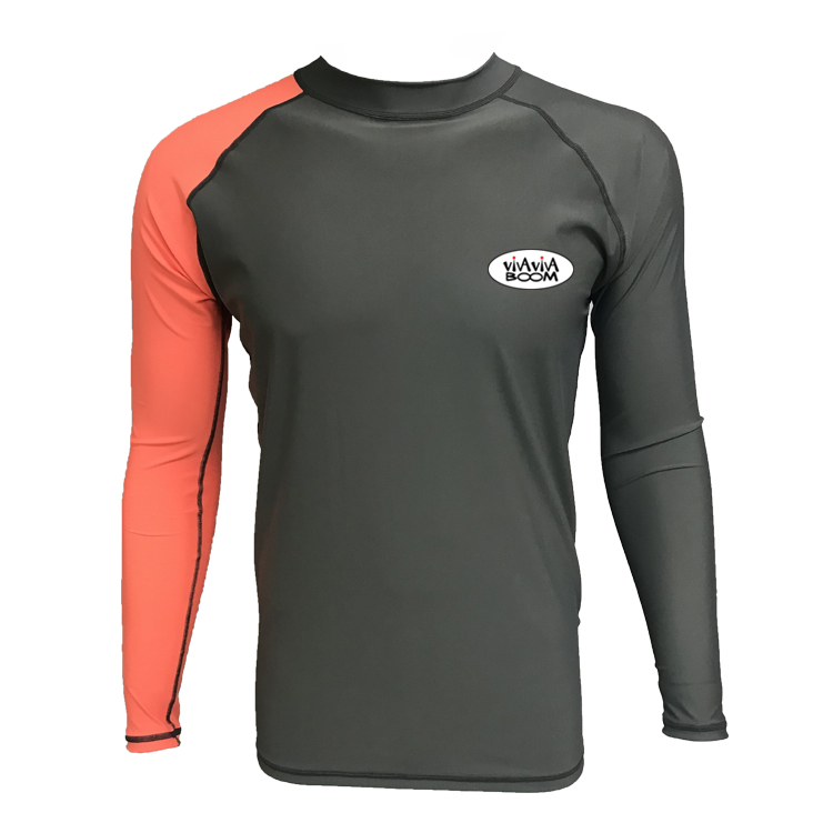 15 Years experience dongguan manufacture rash guard custom logo with long sleeve